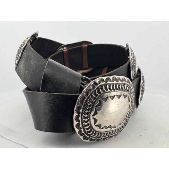 49 Inch Belt w/ 2.21 Inch 925 Sterling Silver Belt Buckle & 10 Sterling Spacers main image 11